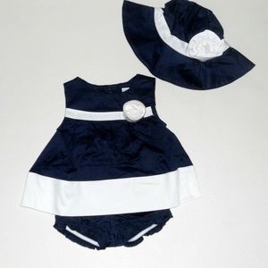 Gymboree Baby Navy Color Block Set 6-12 Months NEW